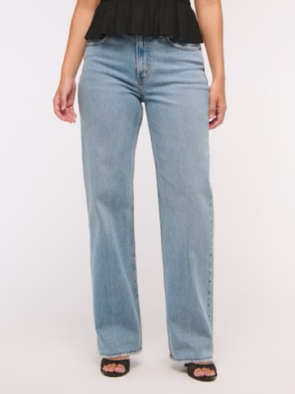 Abercrombie & Fitch The ‘90s Relaxed Jean High Rise Curve Love 16 R / 33 R
